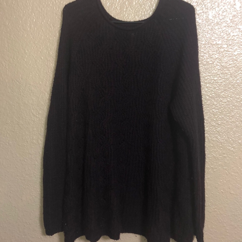 Sonoma - Dark Purple Knitted Sweater - 1X